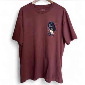 GAP Men's Maroon Graphic Tee